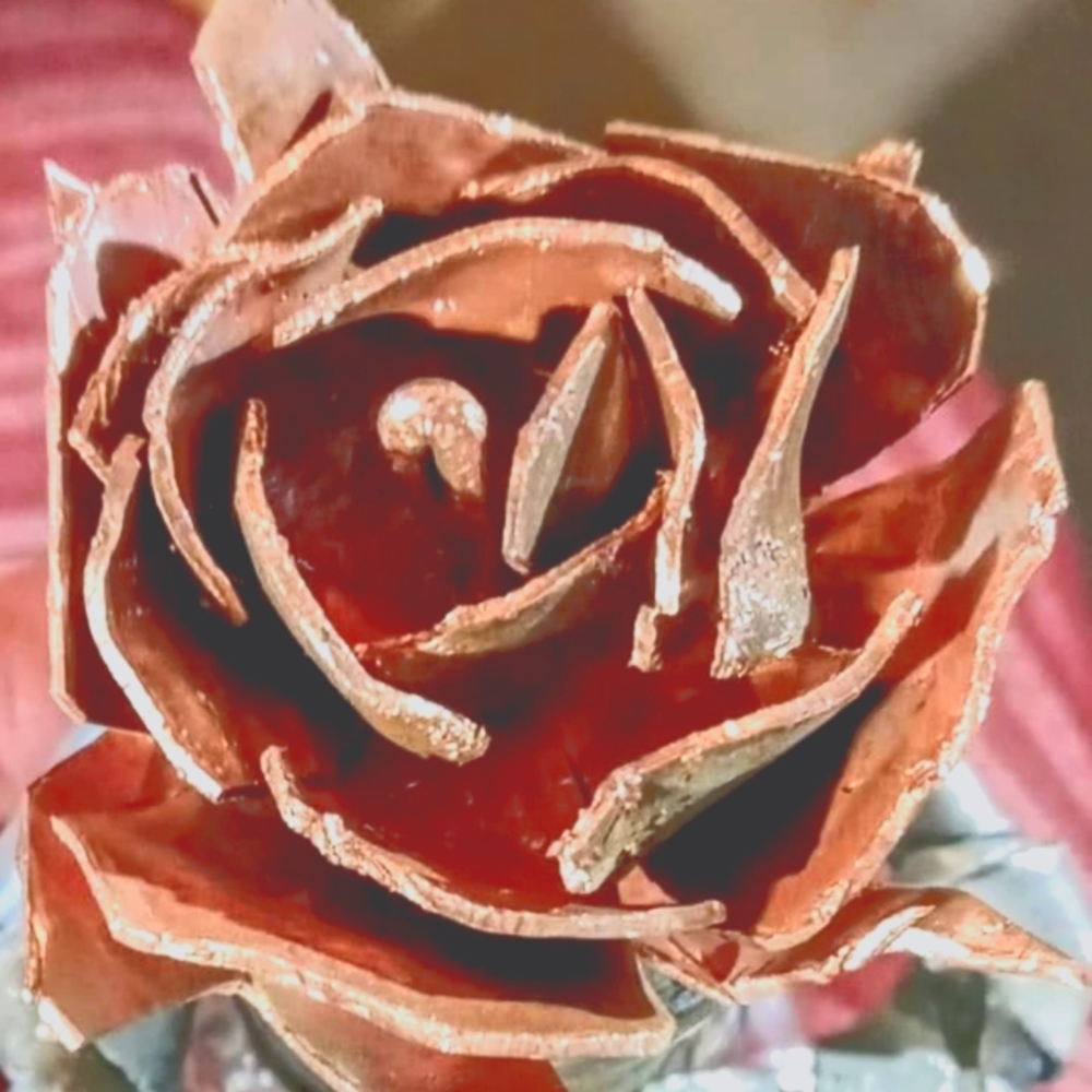 Steampunk Copper Rose by the Strvng Artist